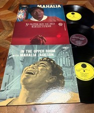 6 MAHALIA JACKSON BLACK GOSPEL SOUL LPS Mono ALL ON APOLLO VG+ Rare