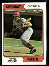 1974 TOPPS #300 PETE ROSE REDS