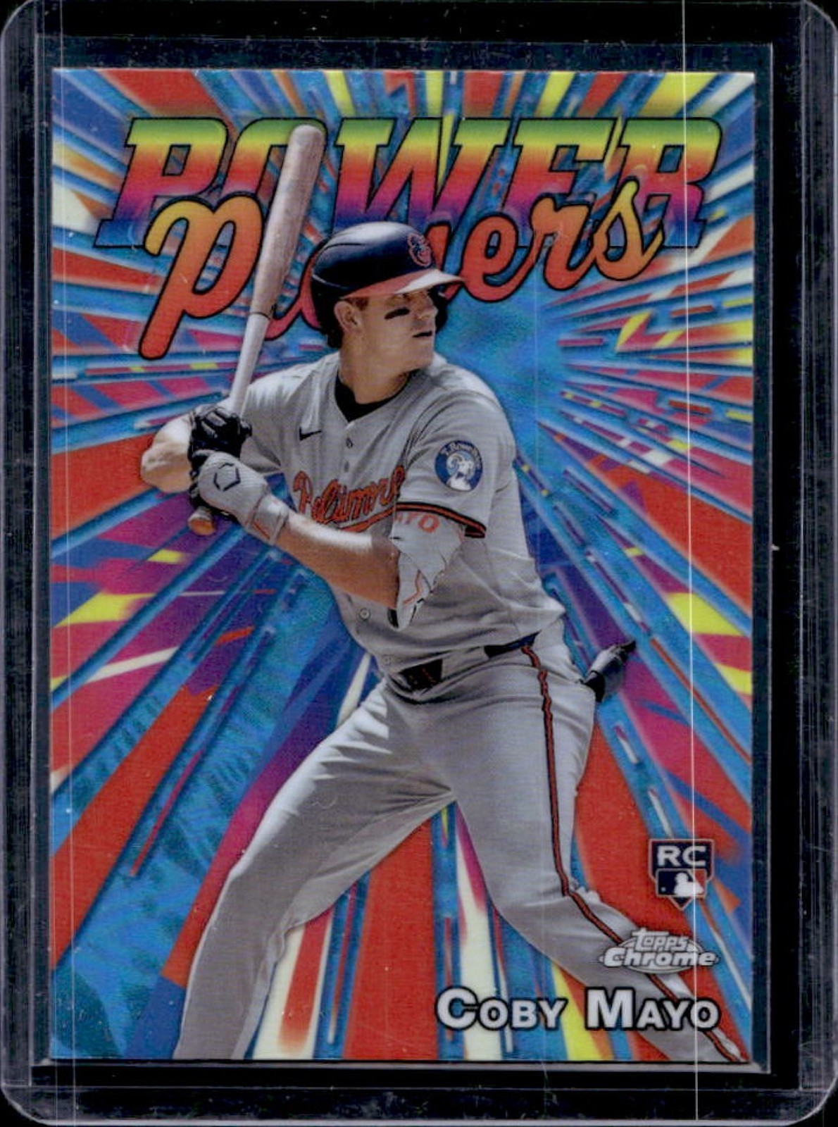 2025 Topps Chrome Coby Mayo Power Players RC Rookie #PP-21 Orioles