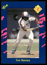 1990 Classic Blue Tim Raines Montreal Expos #118