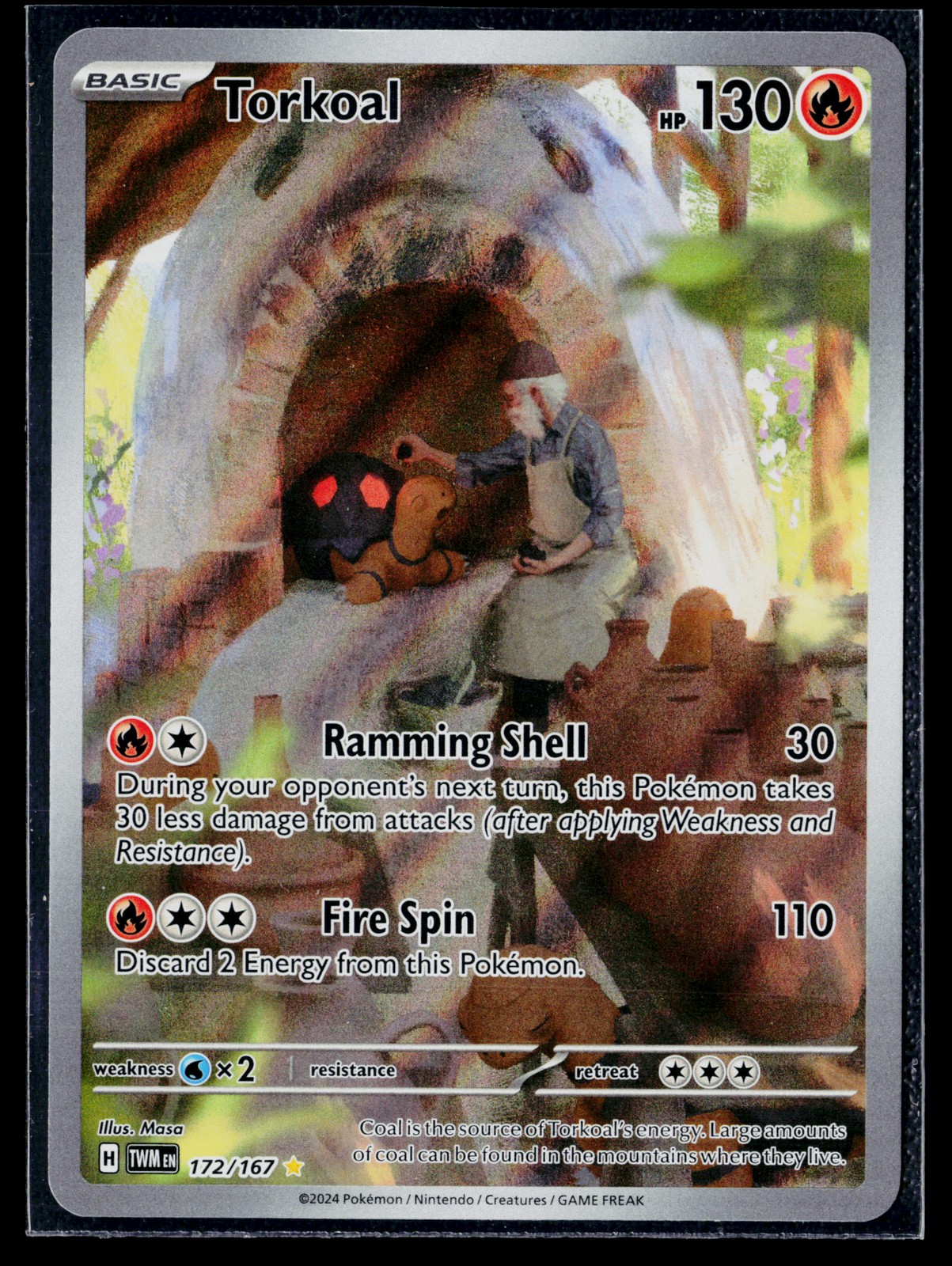 SV06: Twilight Masquerade #172/167 Torkoal Pokemon