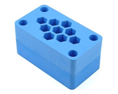 Maxline R/C Products 8x4.5x4'' Foam Car Stand (Blue) (1/8 Truggy) [MLP-0042]