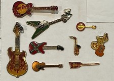 LE 500 Hard Rock Cafe Phoenix Guitar Pin St. Patricks Day 2000 + 8 Others