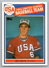1985 Topps #390 Sid Akins