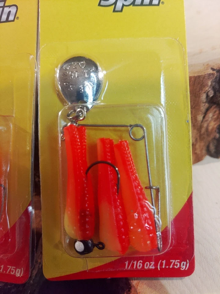 Combo de plantilla giratoria Johnson Beetle 1/16 OZ amarillo y naranja paquete de 2  Foto 3 de 4