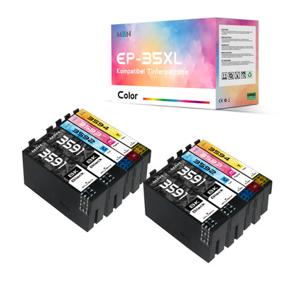 Druckerpatronen Epson 35 XL WorkForce Pro WF-4720 WF4725 WF-4730 WF-4735 WF 4740