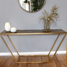 Console Bois Et Métal 