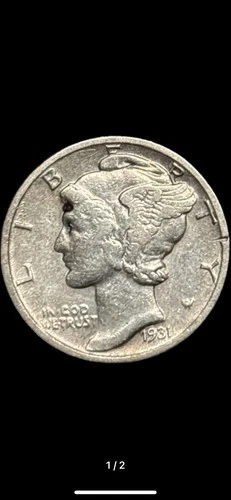 Mercury Dime 1931-S VF Silver