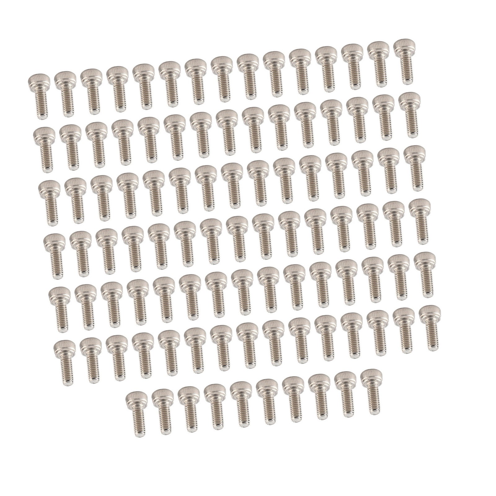100pcs M3 Hex Socket Screws Durable Fasteners For Machines