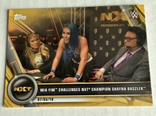 2020 Topps WWE Women's Division Mia Yim (Michin) Gold Parallel /10
