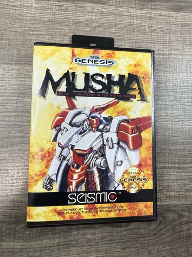 Musha Custom Game Case For Sega Genesis  *NO GAME*