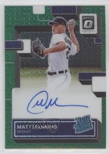 2022 Panini Donruss Optic Green Mojo Prizm 80/88 Matt Manning #RRS-MM Auto nd3