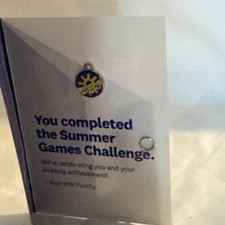 WW Weight Watchers 2019 Ready Set Summer Challenge Charm NEW With Event Card