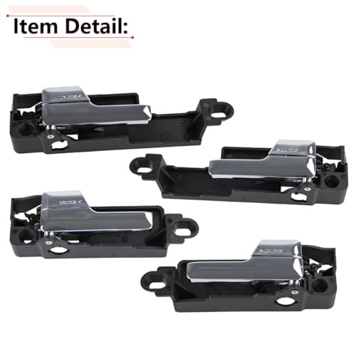 RLB-HILON 4 manijas de puerta interiores compatibles con Ford Fusion 2006 a
