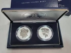 Morgan and Peace Dollar 2025 Reverse Proof Two-Coin Set 25XS