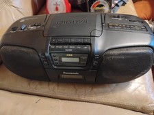 Panasonic BoomBox RX-DS15 Portable CD Cassette Tape AM/FM Mash XBS Stereo System