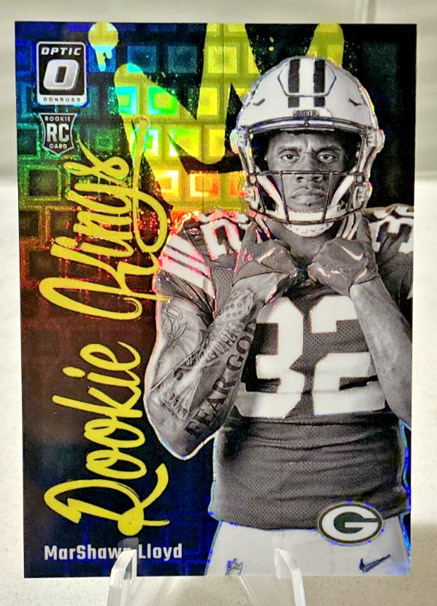 2024 Donruss Optic MarShawn Lloyd Rookie Kings RC Black Pandora #19/25 Packers