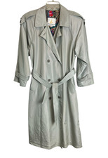 Misty Harbor Womens Gray Shimmer Double Breas...