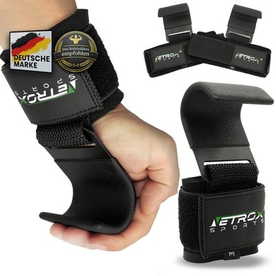 Zughaken Zughilfen Zughilfe Griffhilfe Kraftsport Krafttraining Damen Herren
