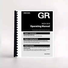 Ricoh GRIV Operating Manual GR IV