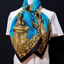 RARE VINTAGE HERMES Silk Scarf "Junques et Sampans" Carre 90