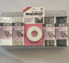 Wrights Iron On Seam/Hem tape + Invisible Iron On hem tape - Vintage Lot Of 5