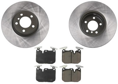 For BMW 328i 2012-2016 340MM Blue Caliper GEO Coated Front Disc Brake Rotors