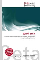 Lambert M. Surhone (U. A.) | Work Unit | Taschenbuch | Englisch (2026)