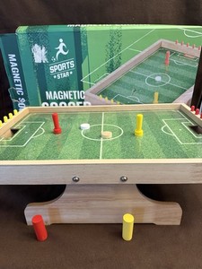 Magnetic Soccer Table Game - All Parts - Great Condition Barely Played