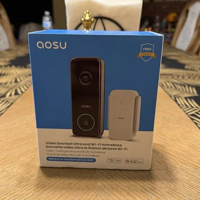 AOSU Video Doorbell Camera Ultra WiFi HomeBase