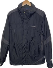 Columbia windbreaker jacket mens large black Bugaboo waterproof breathable