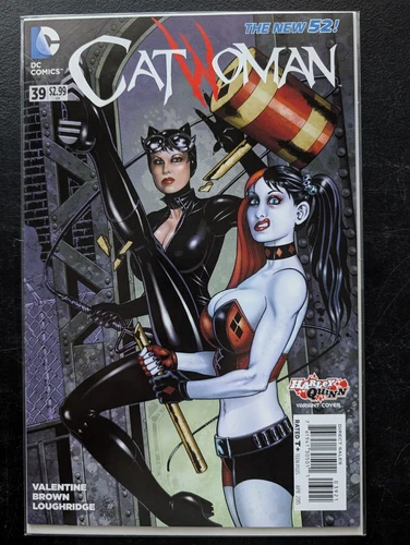 CATWOMAN #39 DC COMIC HARLEY QUINN VARIANT NEW 52 JIM BALENT "CLASSIC"