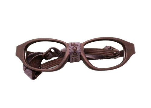 Lunettes Vintage Henry C. Logan – Monture Ovale En Acétate Et Métal, Couleur Brun Cuivre