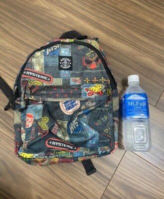 Hysteric Glamour Nylon Mini Backpack Denim Style Patchwork Print
