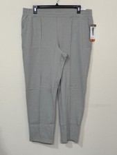 Mondetta Women's Beige High Rise Moisture Wicking Straight Leg Comfort Pant XXL