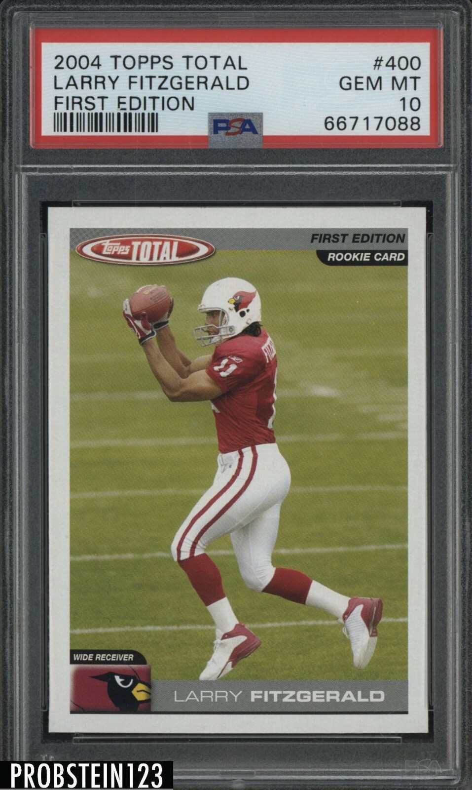 Larry Fitzgerald Topps Total #400 First Edition