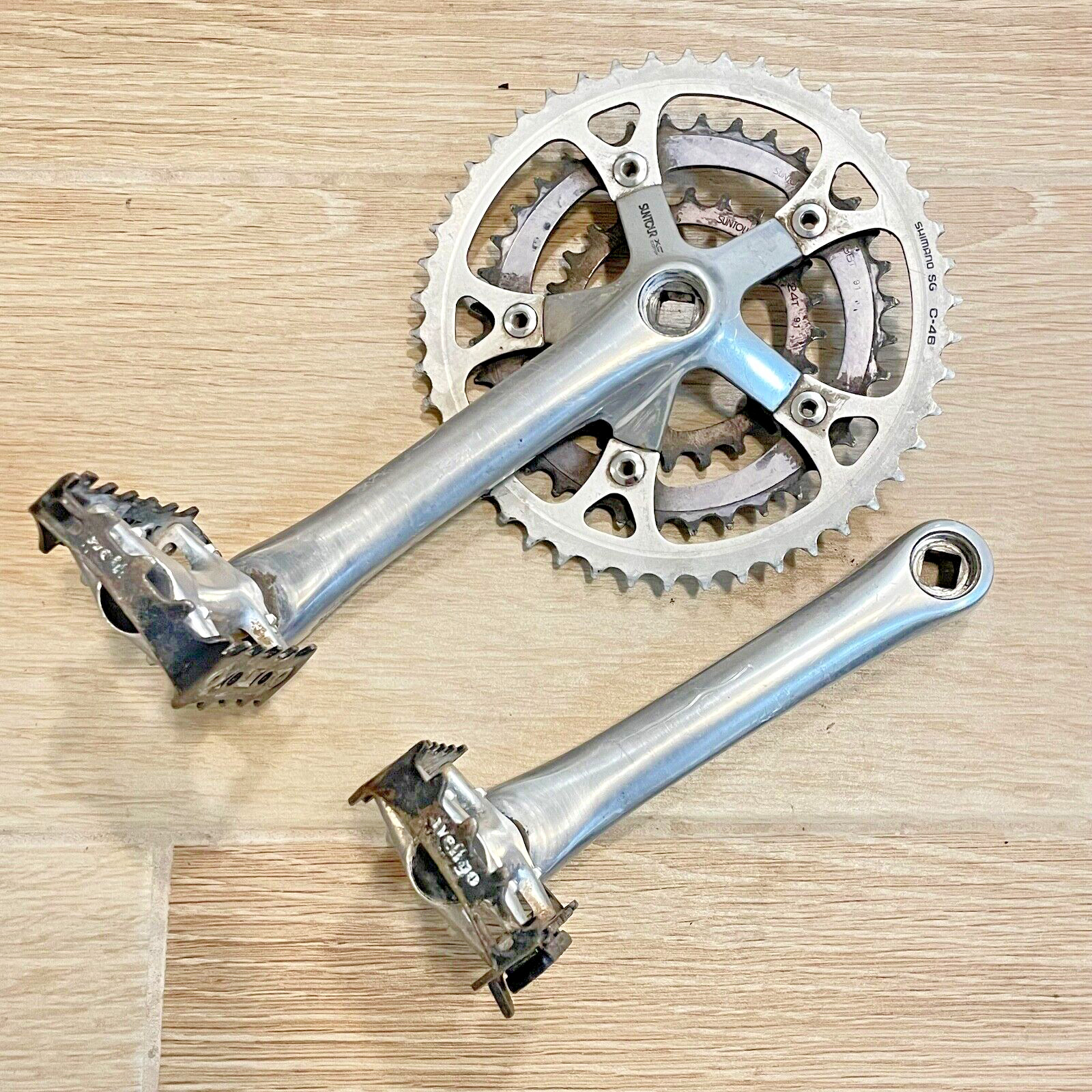 80s・状態良】SUNTOUR SPRINT クランク 日本製 170mm 80s・状態良