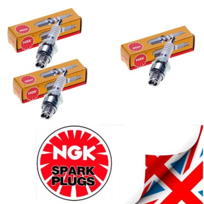 3x Triumph Trident 750 1992 NGK Spark Plug Set