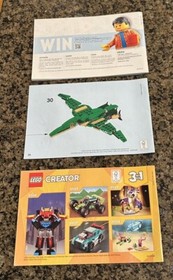LEGO CREATOR 3 in 1 Mighty Dinosaurs (31058) 100% Complete Without Box