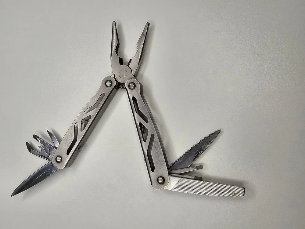 Multi-Tool Stainless Steel Husky Shears Folding Pocket Knife Saw "PARTS" 1228236