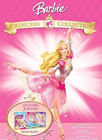 Barbie princess cheap movie collection