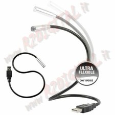 LUCE USB LIGHT LED NOTEBOOK FLESSIBILE LAMPADA ILLUMINA TASTIERA PC COMPUTER   