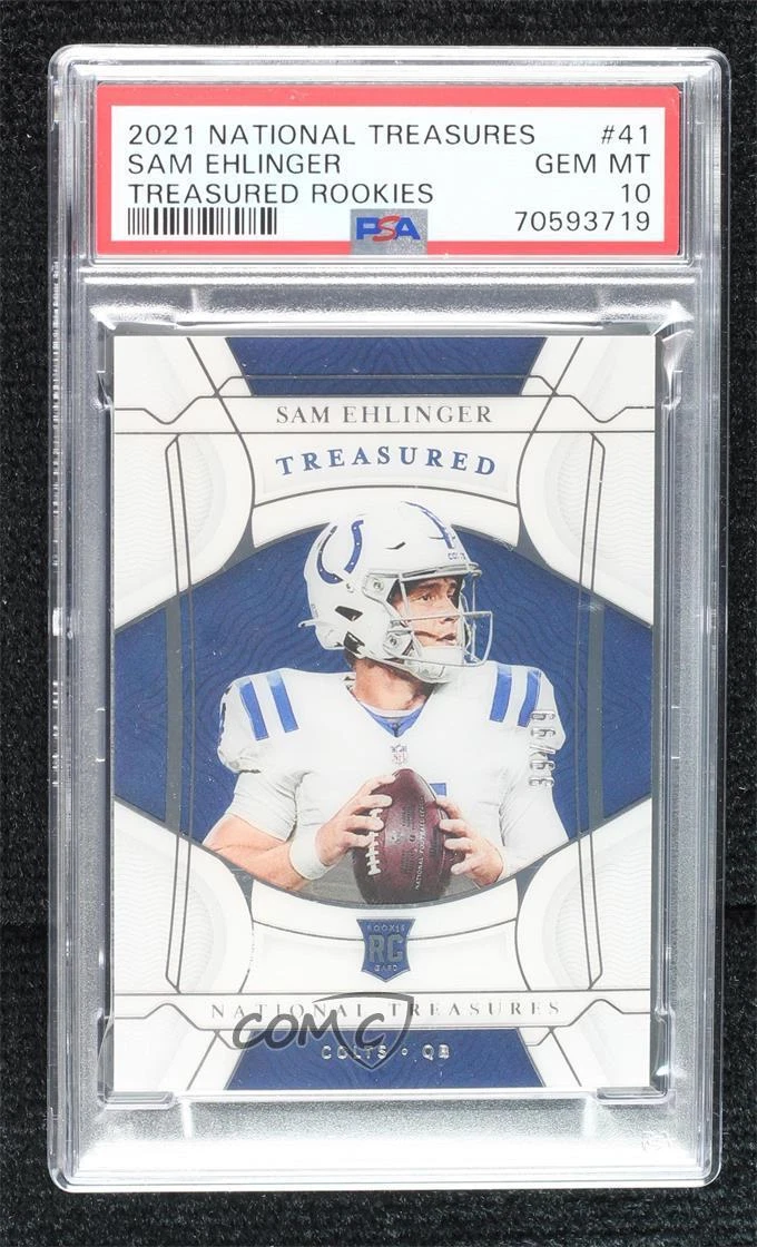 Sam Ehlinger Panini National Treasures Treasured Rookies #41 Base