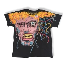 Wolverine X-Men Overload Weapon X Marvel Comics Liquid Blue Men's T-Shirt