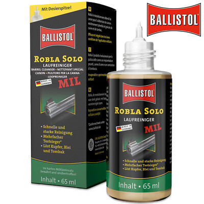 Ballistol Laufreiniger Robla Solo MIL Reiniger stark inkl. Dosierspitze 65ml