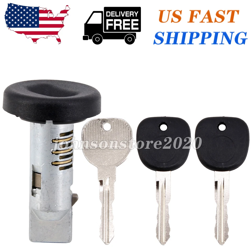 New Ignition Switch Lock Cylinder & 2 Keys for Buick LaCrosse Lucerne Century Foto 2 de 4