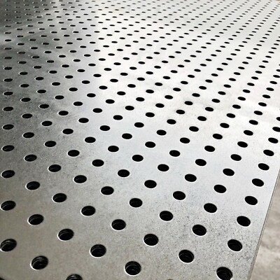 Stahl Verzinkt Lochbleche RG10-25,98  t=2,0mm  Länge 500/1000mm  Breite 50-200mm