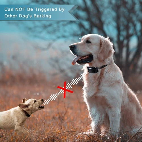Auto Stop Barking Dog Collar Pet Anti Bark Electric Training Collar Obedience - Picture 3 of 7