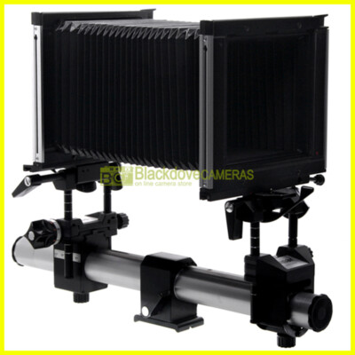 Optische Bank komplett Sinar F 4x5 Zoll. Ant und Post Stand, Glas, Platte.