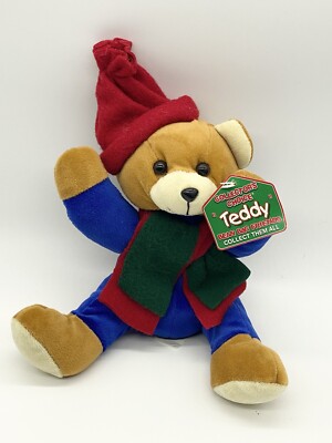 DanDee Collector's Choice Teddy Bear Bean Bag Friends Stuffed Animal W/ Hat 8''